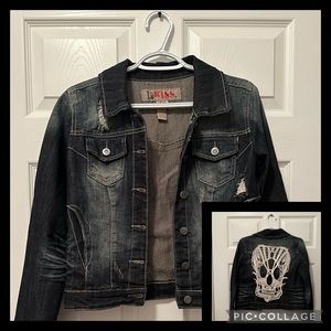 NWOT 1st Kiss Denim Jacket. Size M